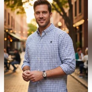 Timberland Shirt Mens Size XXL Plaid Button Down Long Sleeve